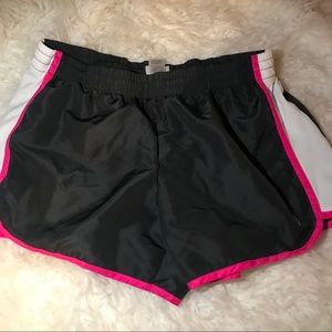 Gray and pink danskin now athletic shorts size M